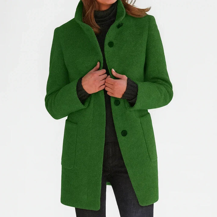 Evelina | Stand Collar Coat
