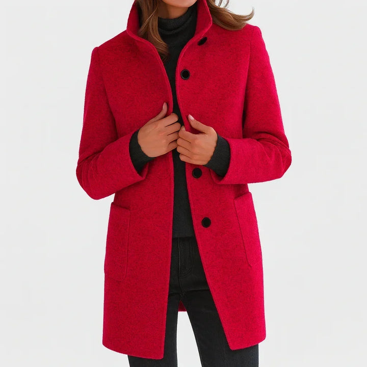 Evelina | Stand Collar Coat