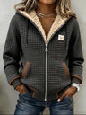 Penelope - Sherpa-Lined Full-Zip Fleece Hoodie