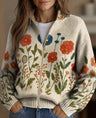 Wrenna - Wildflower Meadow Zip Cardigan